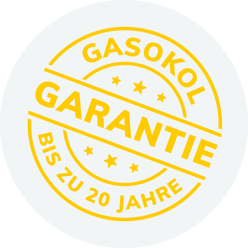 Gasokol Garantie Siegel